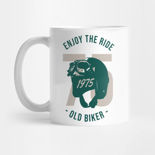 Enjoy the Ride - Old Baker Vintage Motorcycle Tee | Classic Biker by medabdallahh8